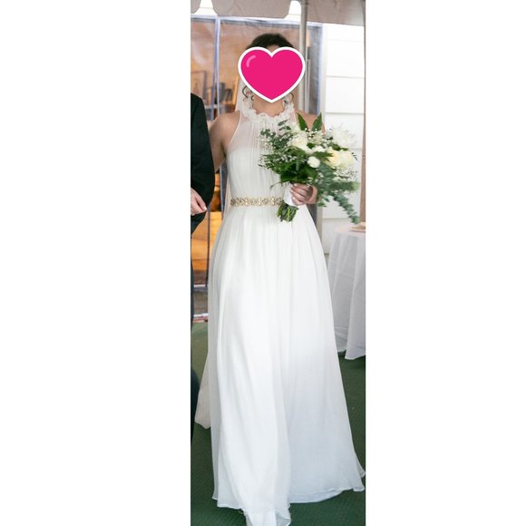 BHLDN Hiterto NWOT Wedding Dress 6 Anthropologie - Picture 1 of 10